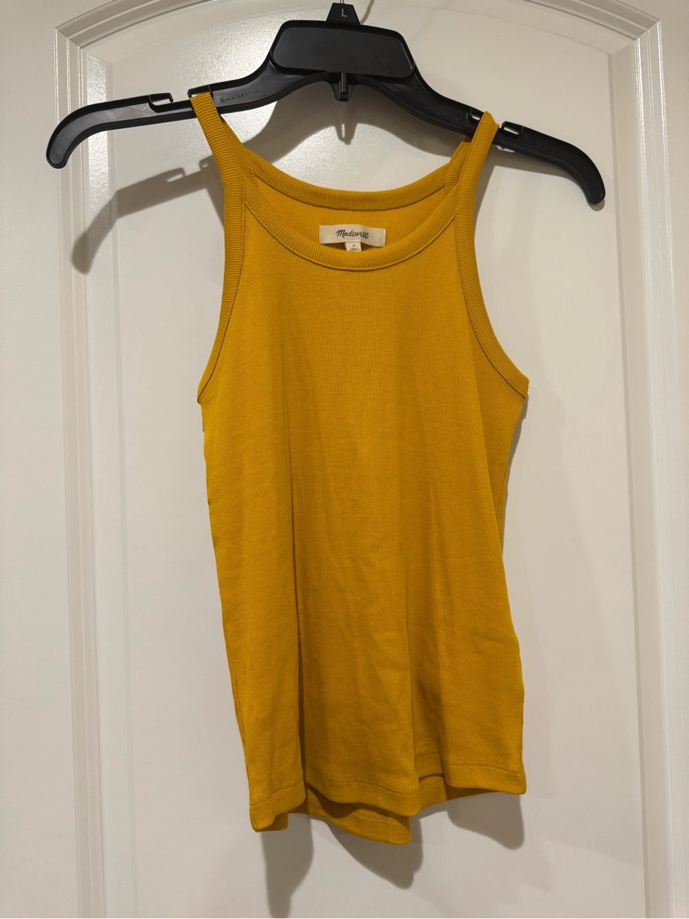 Madewell Yellow Ribbed Tank Top - Women's
